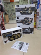 儿童124遥控坦克模型履带，仿真音效军事装甲车充电玩具大男孩礼物