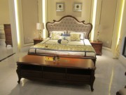 hc681欧式真皮床1.8米1.5米2米床欧式纯实木床法式床美式床简欧床