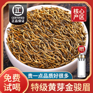 正宗金骏眉红茶2023新茶，特级浓香型养胃红茶叶，桐木高档礼盒装500g