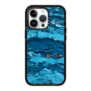 caseti蓝色海浪鲸鱼闪粉15pro手机，壳适用iphone14promax苹果13卡通，可爱12软壳11防摔保护套