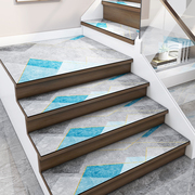 轻奢家用楼梯垫子踏步垫家用免胶自粘防滑实木质楼梯地毯满铺定制