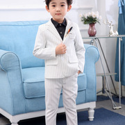 童套装儿童礼服长袖，外套2023春孩小西服男韩版条纹
