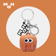 mah2024原创设计钥匙扣挂件卡通，情侣包包挂饰，创意可爱钥匙链