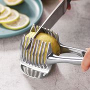 水果切片器切柠檬神器切鸡蛋土豆切手动厨房工具ABS