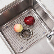 欧润哲家用304不锈钢托盘架，水槽碗碟果蔬沥水，架厨房餐具置物架