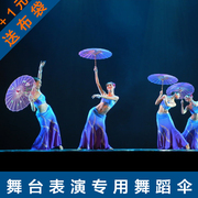 古典江南娟纱半透明工艺道具油纸伞成人舞台演出舞蹈伞走秀跳舞伞