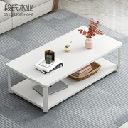简约现代客厅小户型储物小茶几家用钢木质易办公长方形创意茶桌台