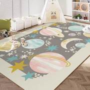 太空星球宝宝爬爬垫客厅地毯防水地垫儿童房阅读区爬行垫免洗可擦