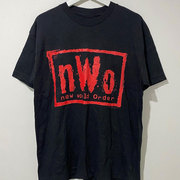 NWO世界新秩序短袖New World Order圆领宽松WWE朋克休闲男T恤