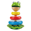 Hap青儿蛙花式圆环堆塔彩虹e套圈叠叠乐1岁+童益智力堆堆层层玩具
