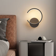 壁灯床头灯简约现代卧室灯，个性创意北欧客厅，过道背景墙灯饰