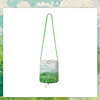 梵高麦田油画复古艺术个性水桶包绿色百搭可定制斜挎帆布小包包女
