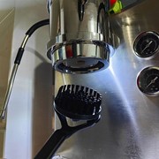 可拆卸咖b啡机冲煮头高压蒸汽清洁刷专业咖啡清洁器具蒸汽式清洁