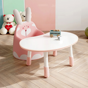 儿童花生桌可升降宝宝早教学习桌椅实木书桌幼儿园专用小桌子套装