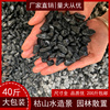北京枯山水庭院装饰白砾石(白砾石)大小，黑石头铺路造景灰色碎石水磨石颗粒