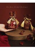 喜糖袋子专用结婚国风复古创意红色喜糖盒免折叠高级感婚礼糖果空