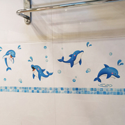 卫生间防水瓷砖贴纸装饰创意，浴室墙壁砖贴画，遮丑补洞洗手间厨房