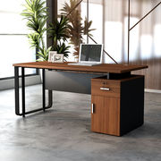 办公电脑桌椅组合现代简约单人经理主管工作台家具工业风职员工