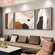 抽象画大芬村油画装饰画客厅，现代简约沙发背景墙挂画大气，餐厅艺术