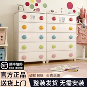 日本爱丽思儿童抽屉式收纳柜子宝宝衣柜婴儿塑料五斗储物柜爱丽丝