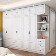欧式实木衣柜现代简约出租房，用三四门柜子，组合整体家用z卧室大衣