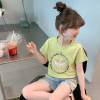 女童夏装短袖2024洋气儿童夏季新中式t恤小女孩半袖体恤上衣