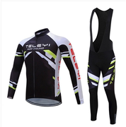 2021款STRAVA骑行服长袖套装男女款山地公路自行车队服环法装备服