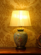 复古古典欧式陶瓷台灯 卧室床头灯客厅装饰摆设 家居装饰品摆件