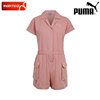 PUMA彪马短袖女装夏季女子连身衣短袖短裤粉色运动套装535232
