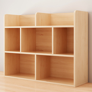 实木书架桌面置物架家用矮柜卧室组合柜客厅收纳架展示柜书柜