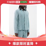 香港直邮潮奢 Marane 男士亚麻衬衫式夹克
