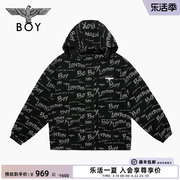 暗夜狂想BOYLONDON秋冬男女同款外套老鹰LOGO连帽卫衣N23012