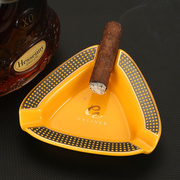 。雪茄烟灰缸金属便携潮流创意陶瓷烟缸个性大号雪笳缸家用客厅专