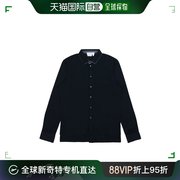 香港直邮salvatoreferragamo男士藏蓝色棉质，衬衫12-1158-58658