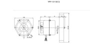 YPY-15-4耐高温电机，电热鼓风干燥箱电机YPY-25，恒温箱电机YPY