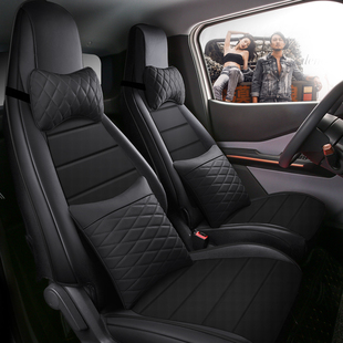 宝骏e100e200五菱nanoev专用座套全包，汽车坐垫四季卡通，座椅套皮革