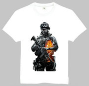 battlefield3t-shirt战地3t恤欧美潮流t恤白色游戏t恤