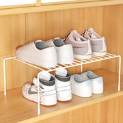 鞋架收纳神器省空间双层可调节鞋托鞋柜分层隔板整理放鞋子置物架
