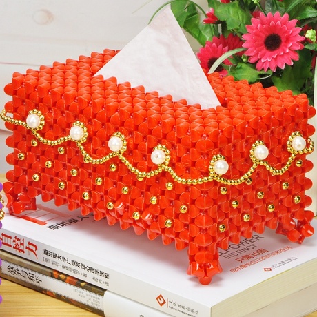 串珠纸巾盒材料包