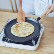 家用烙饼锅煎手抓饼平底锅煎饼锅，鏊子铸铁煎饼果子无涂层生铁煎锅