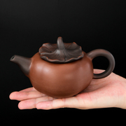 紫陶壶纯手工茶壶单壶功夫茶紫砂壶西施壶家用紫陶茶壶
