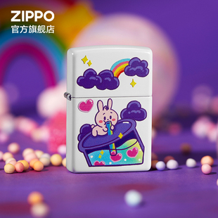 Zippo打火机彩虹幻想之宝打火机Zippo创意送男友礼物