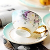 紫罗兰骨瓷英式下午茶具陶瓷咖啡杯套装花茶具田园风陶瓷欧式茶具