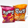 农心薯条脆地瓜条韩国进口零食膨化土豆紫薯小食品