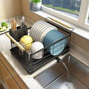 单层厨房碗架置物架放盘子碗筷，沥水收纳盒台面，家用洗碗池晾碗碟架
