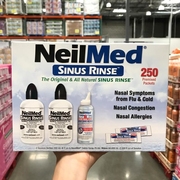 美国NeilMed鼻腔冲洗盐包花粉敏感成人250包盐2洗鼻瓶1喷雾壶