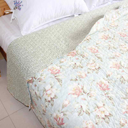 淡花香梦绗缝被床单床盖夹棉空调，被夏凉被能铺能盖炕垫可配枕套