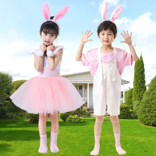 儿童小兔子演出服装小兔子，乖乖表演服幼儿园纱裙，蓬蓬裙舞蹈服