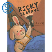 中图原版 Ricky Is Brave 瑞奇很勇敢 英文读物 儿童故事书
