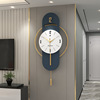 新钟表(新钟表)挂钟客厅简约现代家居装饰创意，挂表欧式轻奢时钟免打孔钟表